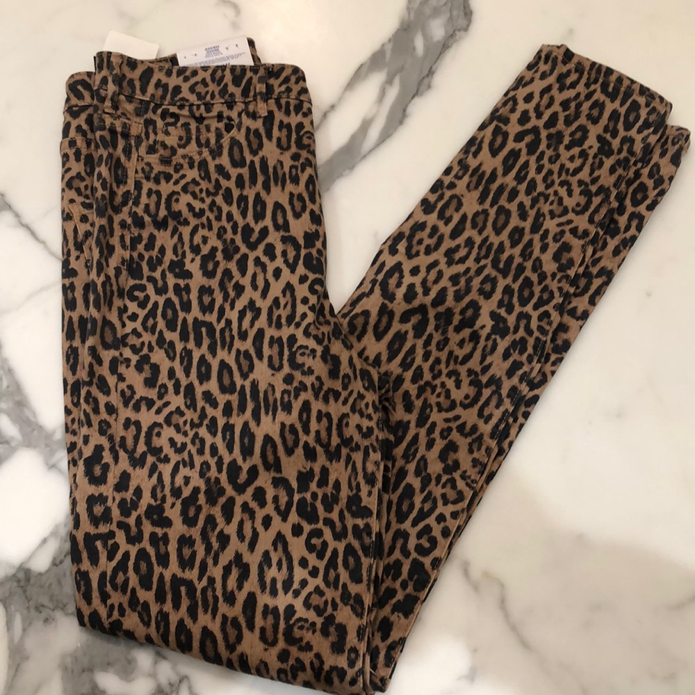 Leopard print pants